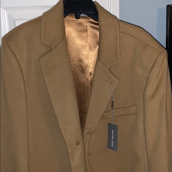 Michael Kors Men's Modern-Fit Overcoat - Picture 5 of 5